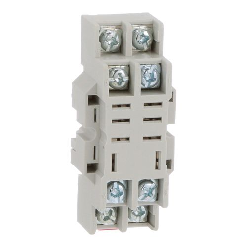 Main product image of 8 Pin, 300 VAC, 10 Amp, Type N, DIN Rail/Panel Mount Plug in Relay Socket, 8501NR42B