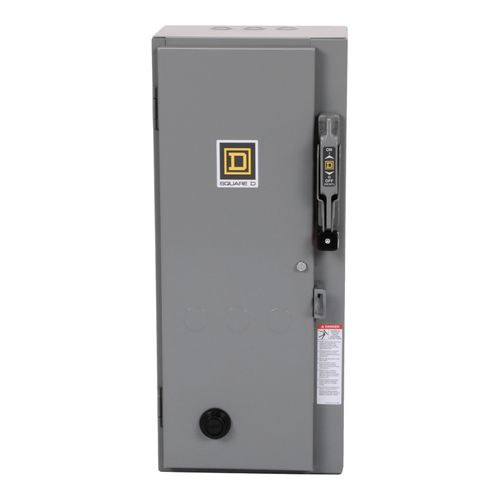 Main product image of NEMA Combination Starter, 30A Fusible Disconnect (Size 0, 18A, 3HP at 240VAC, 3 Phase, NEMA 1), 8538SBG12V02S