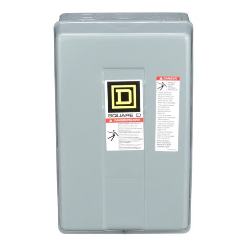 Main product image of 2 Pole N/O Electrically Held Lighting Contactor, NEMA 1 (30A, 600V, 110/120VAC Coil), 8903LG20V02