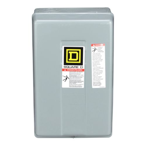 Main product image of 6 Pole N/O Electrically Held Lighting Contactor, NEMA 1 (30A, 600V, 110/120VAC Coil), 8903LG60V02