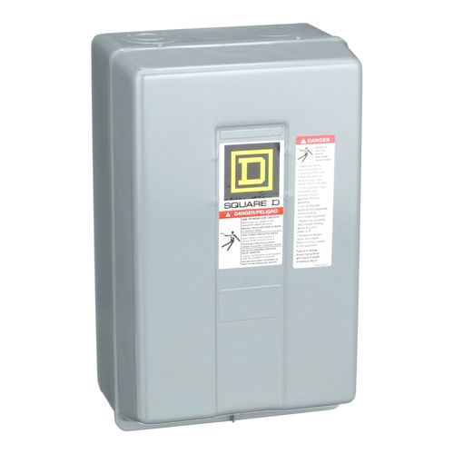 Main product image of 8 Pole N/O Electrically Held Lighting Contactor, NEMA 1 (30A, 600V, 110/120VAC Coil), 8903LG80V02