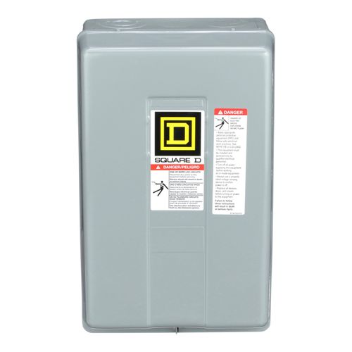 Main product image of 8 Pole N/O Electrically Held Lighting Contactor, NEMA 1 (30A, 600V, 110/120VAC Coil), 8903LG80V02