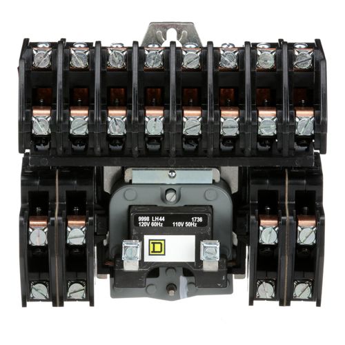 Main product image of 12 Pole N/O Electrically Held Lighting Contactor (30A, 600V, 110/120VAC Coil), 8903LO1200V02