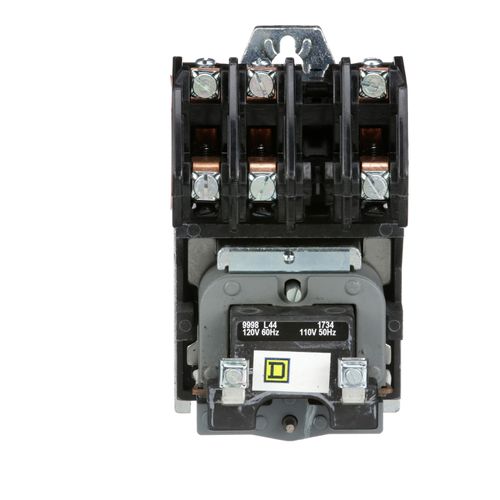 Main product image of 3 Pole N/O Electrically Held Lighting Contactor (30A, 600V, 110/120VAC Coil), 8903LO30V02