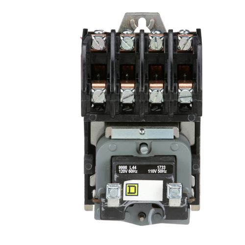 Main product image of 4 Pole N/O Electrically Held Lighting Contactor (30A, 600V, 110/120VAC Coil), 8903LO40V02