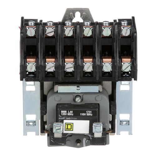 Main product image of 6 Pole N/O Electrically Held Lighting Contactor (30A, 600V, 110/120VAC Coil), 8903LO60V02