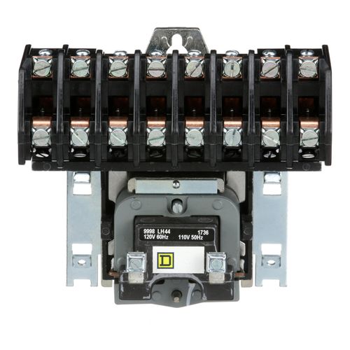 Main product image of 8 Pole N/O Electrically Held Lighting Contactor (30A, 600V, 110/120VAC Coil), 8903LO80V02