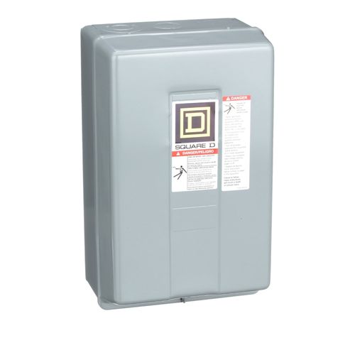 Main product image of 10 Pole N/O Mechanically Held Lighting Contactor, NEMA 1 (30A, 600V, 110/120VAC Coil), 8903LXG1000V02