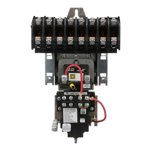 Main product image of 8 Pole N/O Mechanically Held Lighting Contactor (30A, 600V, 110/120VAC Coil), 8903LXO80V02