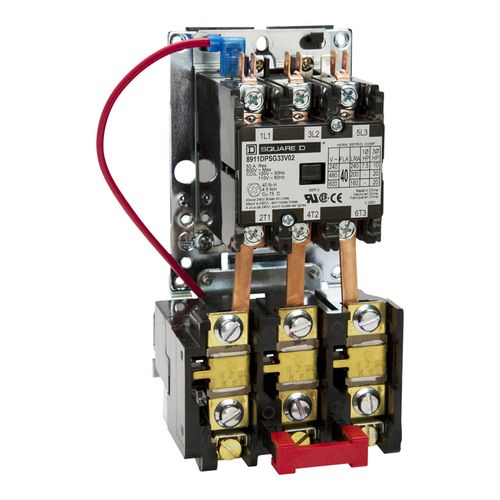 Main product image of 3 Pole Definite Purpose Starter, Open Enclosure (50A, 1PH, 110/120VAC Coil), 8911DPSO53V02