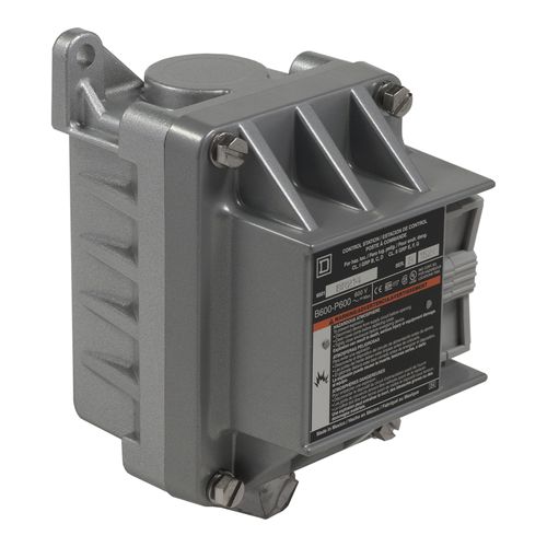Main product image of Momentary NO/NC 2-Operator Projecting Push Button, Start/Stop Legend, NEMA 7 & 9 Push-Button Control Station, 9001BR204