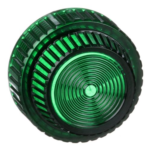 Main product image of Plastic Fresnel Pilot And Indicator Light Lens (Green), 9001G31