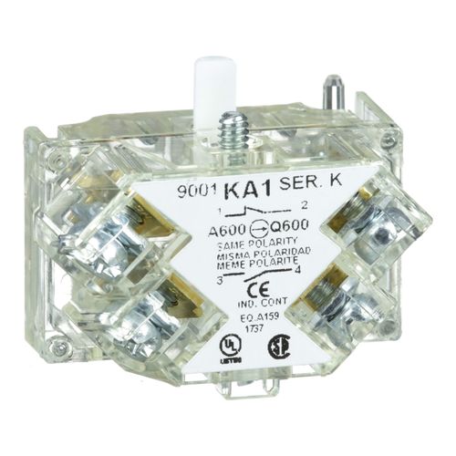 Main product image of 120V Round Lens Incandescent Pilot Light With Screw Clamp Connector (Green), 9001KP1G9