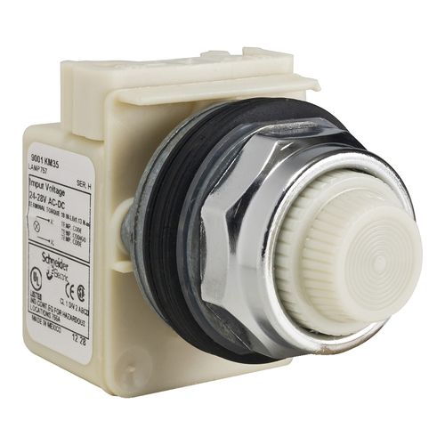 Main product image of 28V Indicating Light With Screw Clamp Connector (White), 9001KP35W31