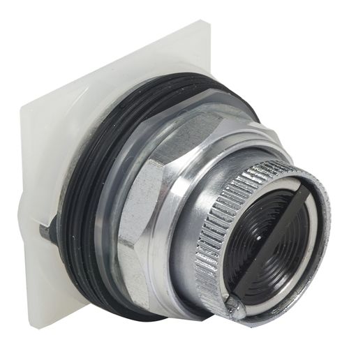 Main product image of 30mm Mounting Hole Dia. Maintained (MA) & Momentary (MO) Round Nonilluminated Push-Button Switch (Black), 9001KQ13B