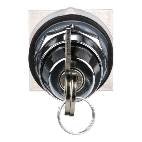 Main product image of 3-Position Maintained (MA) 600V Cam C Keyed With Key Withdrawal In Any Position, NEMA 1, 2, 3, 3R, 4, 6, 12 & 13 Selector Switch (Black), 9001KS43K10