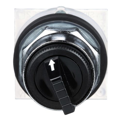 Main product image of 4-Position Maintained (MA) 600V Knob & Push Button NEMA 1, 2, 3, 3R, 4, 6, 12 & 13 Selector Switch (Black), 9001KS88B