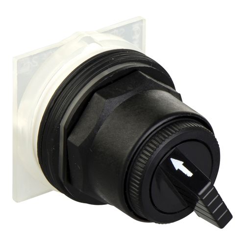 Main product image of 2-Position Maintained (MA) Knob & Push Button NEMA 1, 2, 3, 3R, 4, 4X, 6, 12 & 13 Selector Switch (Black), 9001SKS12B