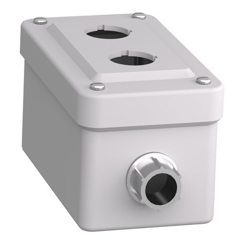 Main product image of 2 Hole Plastic Pushbutton Switch Enclosure, NEMA 1/3/4/4X/12 (30mm), 9001SKY2