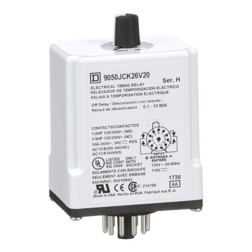 Main product image of NEMA Size 2 Melting Alloy Separate Mount Overload Relay (600VAC), 9065SEO8