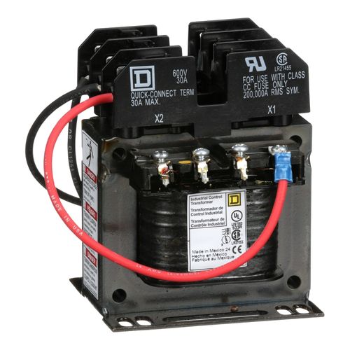 Main product image of Top Mount Fuse Block Control Transformer (100VA, 3.34" Deep), 9070TF100D5