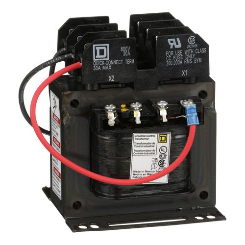 Main product image of Top Mount Fuse Block Control Transformer (150VA, 1PH, 131F Temp Rise), 9070TF150D20