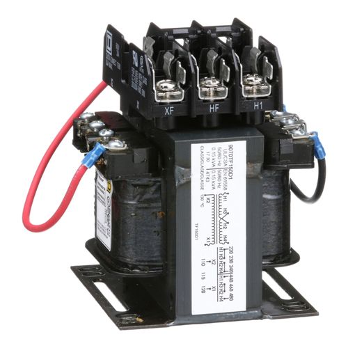 Main product image of Top Mount Fuse Block Control Transformer (150VA, 1PH, 131F Temp Rise), 9070TF150D3