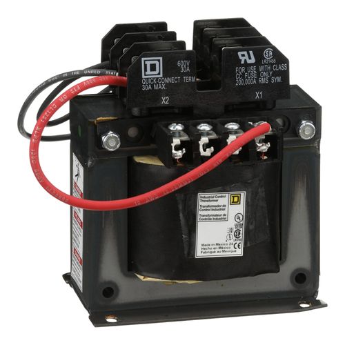 Main product image of Top Mount Fuse Block Control Transformer (300VA, 1PH, 176F Temp Rise), 9070TF300D3