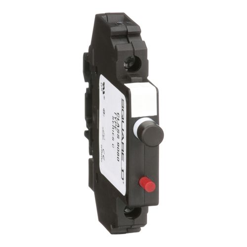 Main product image of Single Pole DIN Rail Mount Circuit Protector, Thermal Magnetic Trip (10A, 125VAC/65VDC), 9080GCB100