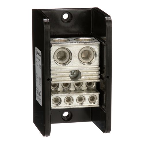 Main product image of Single Pole Phenolic Power Distribution Block (620A Aluminum, 760A Copper, 600VAC, 2 Primary Connection), 9080LBA165208