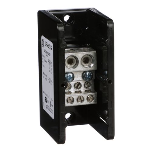 Main product image of Single Pole Phenolic Power Distribution Block (620A Aluminum, 760A Copper, 600VAC, 2 Primary Connection), 9080LBA165208