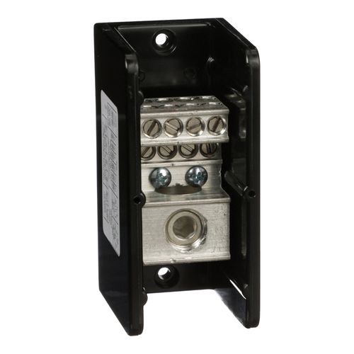 Main product image of Single Pole Phenolic Power Distribution Block (620A Aluminum, 760A Copper, 600VAC, 2 Primary Connection), 9080LBA165212