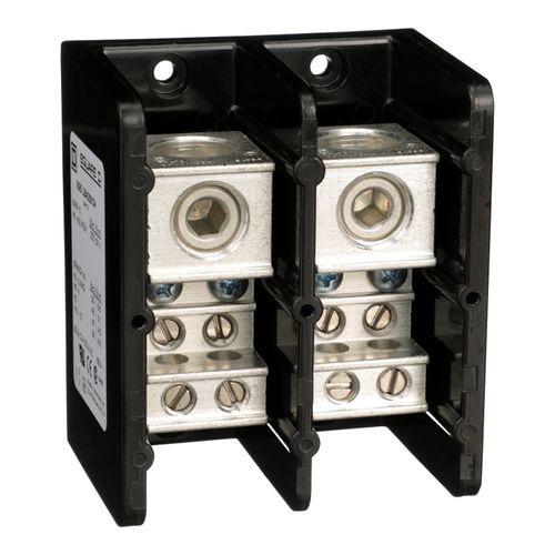 Main product image of 3 Pole Phenolic Power Distribution Block (250A Aluminum, 310A Copper, 600VAC, 1 Primary Connection), 9080LBA363101