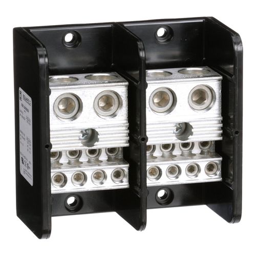 Main product image of 3 Pole Phenolic Power Distribution Block (340A Aluminum, 420A Copper, 600VAC, 1 Primary Connection), 9080LBA364101