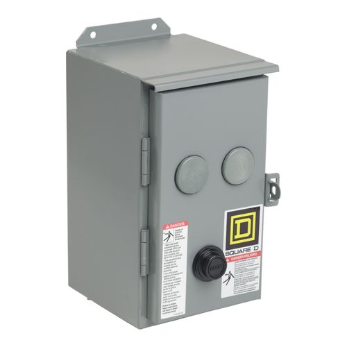 Main product image of Non-Reversing  Motor Start Enclosure for 8536SE, NEMA Size 3 (Type S, NEMA 1), 9991SEG8