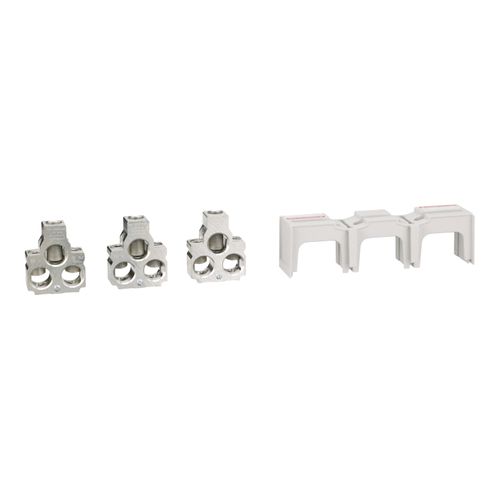 Main product image of Tapped Mechanical Lug Kit for PowerPacT P Circuit Breakers (800A, 3/0 AWG to 500kcmil, Aluminum), AL800M23TK