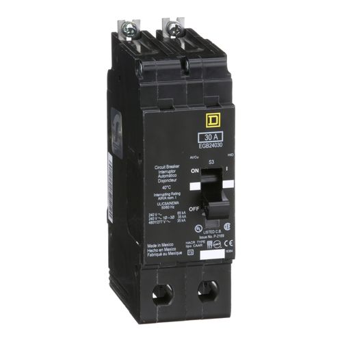 Main product image of 2 Pole Bolt On Miniature Circuit Breaker (30A, 480Y/277V, 35kA), EGB24030