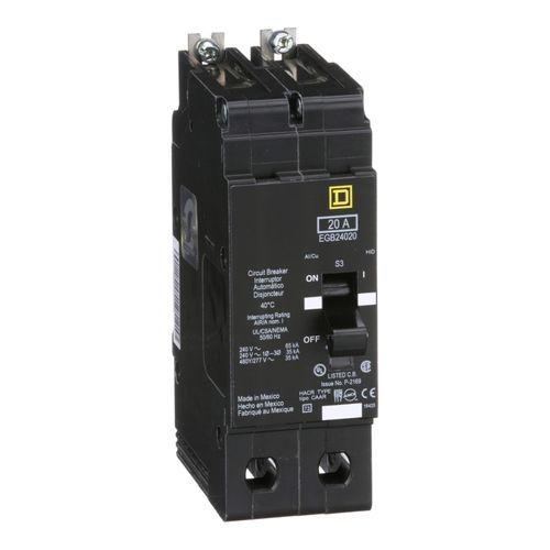 Main product image of 2 Pole Bolt On Miniature Circuit Breaker (30A, 480Y/277V, 35kA), EGB24030