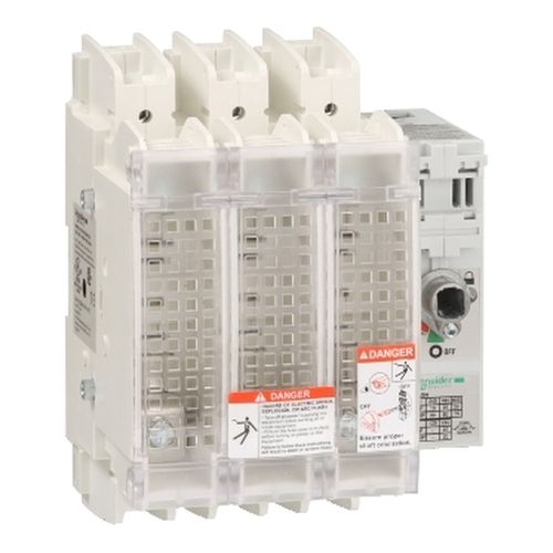 Main product image of 3-Pole 600V 100 Amp Pressure Plate Fuse Holder For 149mm J Class Fuses, GS2JU3N