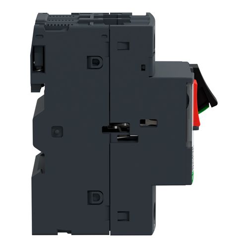 Main product image of 0.25 Amp 690 VAC 50/60 Hz 3-Pole Bolt-On Clip Thermal Magnetic Trip Motor Circuit Breaker, 78mm Deep x 89mm High x 45mm Wide, GV2ME02