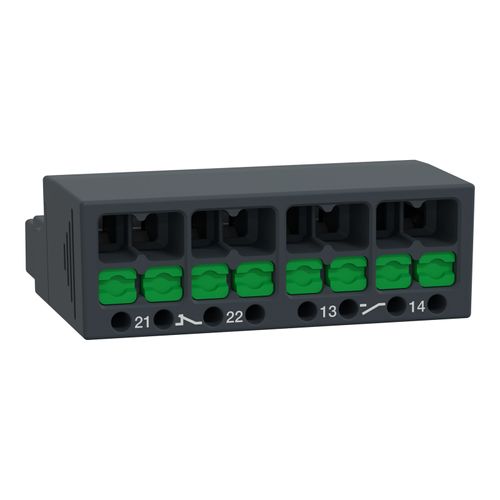 Main product image of Circuit Breaker Auxiliary Contact Block For GV2L, GV2LE, GV2ME, GV2P, GV2RT, GV3L, GV3P, LS1D323 And TeSys, GVAE113