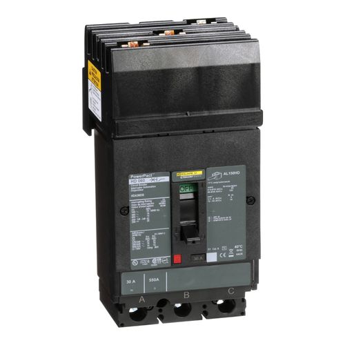 Main product image of 2 Pole Panel Mount Molded Case Circuit Breaker, Thermal Magnetic Trip (60A, 250VDC/600VAC), HDL26060
