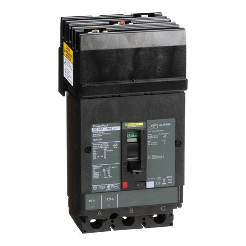 Main product image of 2 Pole Panel Mount Molded Case Circuit Breaker, Thermal Magnetic Trip (80A, 250VDC/600VAC), HDL26080