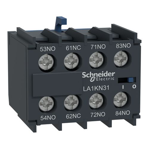 Main product image of 3NO/1NC Contactor Auxiliary Contact Block For CA2K, CA3K And TeSys K, LA1KN31