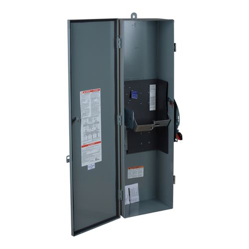 Main product image of Circuit Breaker Enclosure, NEMA 3R/12, Without Knockouts, for LA/LH (125-400A, 2-3 Pole), LA400AWK