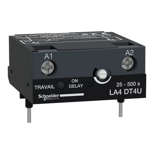Main product image of Contactor Timer Module For 3-Pole LC1D09-D38, 4-Pole LC1DT20-DT40 And TeSys D Contactors, LA4DT4U