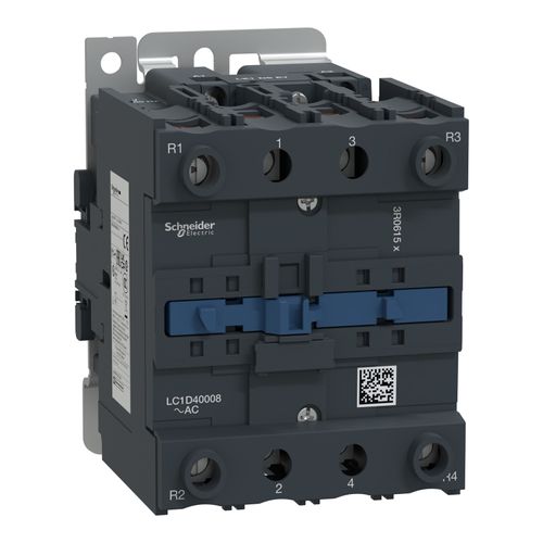 Main product image of 40 Amp 4-Pole 120VAC 60 Hz IEC Contactor, LC1D40008G6