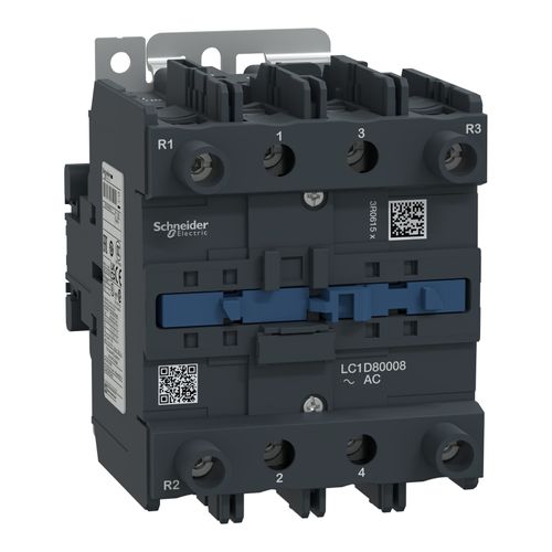 Main product image of 80 Amp 4-Pole 120VAC 60 Hz IEC Contactor, LC1D80008G6