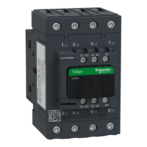 Main product image of 60 Amp 4-Pole NC & NO 120VAC 50/60 Hz IEC Contactor, LC1DT60AG7