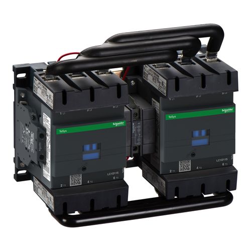 Main product image of 115 Amp 3-Pole NC & NO 120VAC 50/60 Hz Reversing IEC Contactor, LC2D115G7